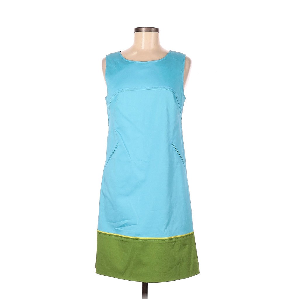 Nwot Sara Campbell Sky Blue Shift Dress Size 8